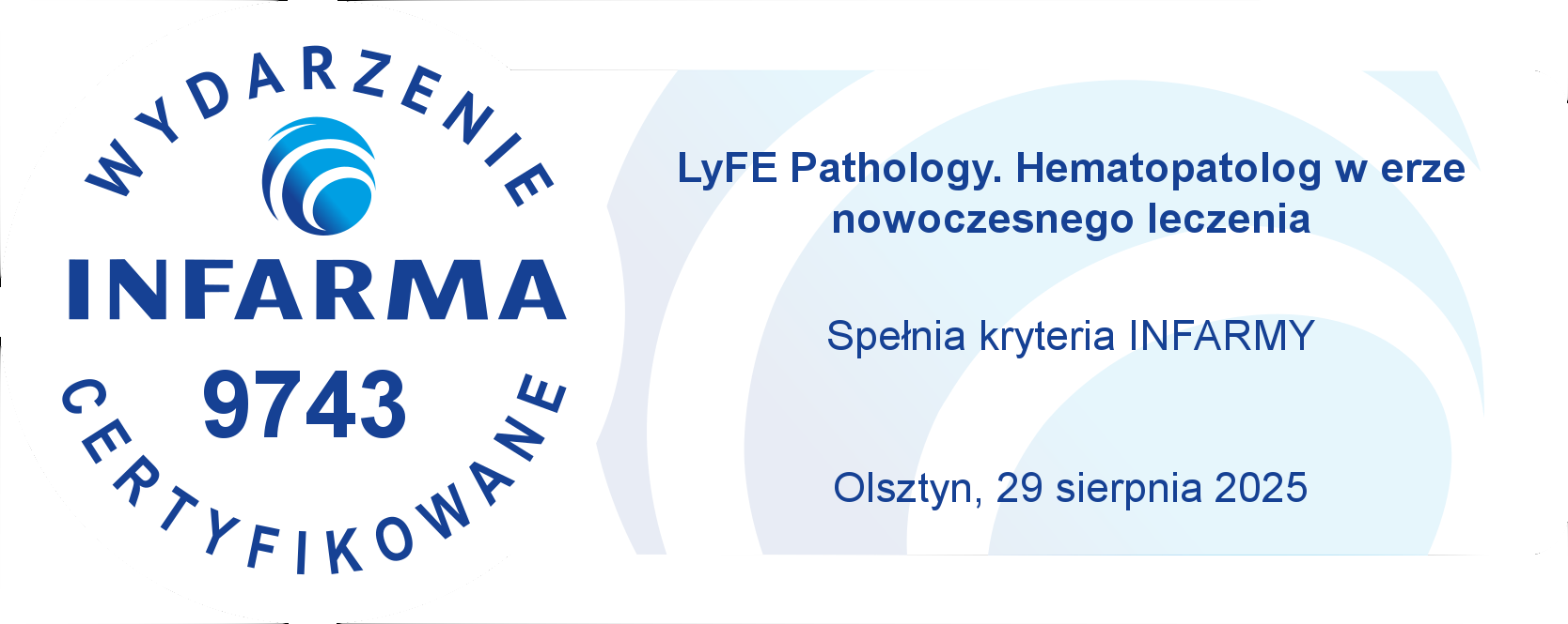 Spełnia kryteria Infarmy